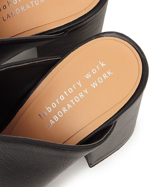laboratory work（ラボラトリーワーク）の「シンプルサボ（シューズ・ブラック/ブラウン）」の10枚目の写真