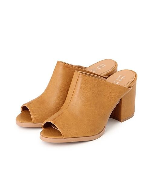 laboratory work（ラボラトリーワーク）の「シンプルサボ（シューズ・ブラック/ブラウン）」の2枚目の写真