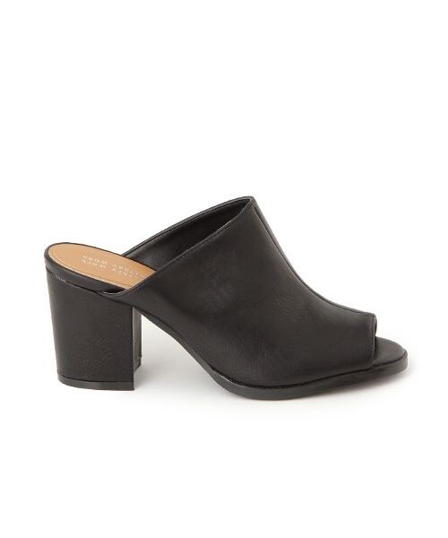 laboratory work（ラボラトリーワーク）の「シンプルサボ（シューズ・ブラック/ブラウン）」の5枚目の写真