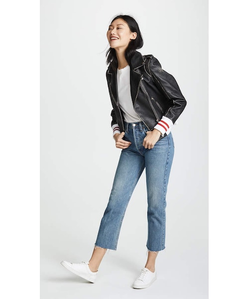 ANINE BING ライダースジャケット Anine Bing Black Benjamin Moto Jacket | David Jones