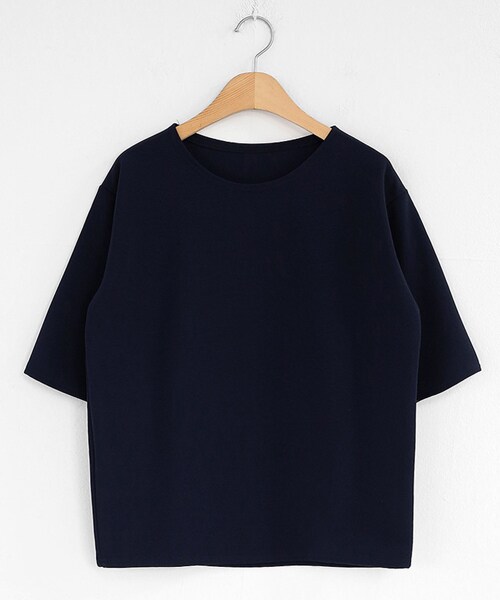 DHOLIC（ディーホリック）の「2TYPEハーフスリーブTシャツ（Tシャツ/カットソー・レディース・レッド/ホワイト/ブラック/その他/ブルー/ベージュ・FREE）」の5枚目の写真