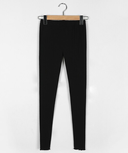 DHOLIC（ディーホリック）の「ウェーブヘムレギンス（レギンス/スパッツ・レディース・ホワイト/その他/ブラック/グレー・FREE）」の2枚目の写真