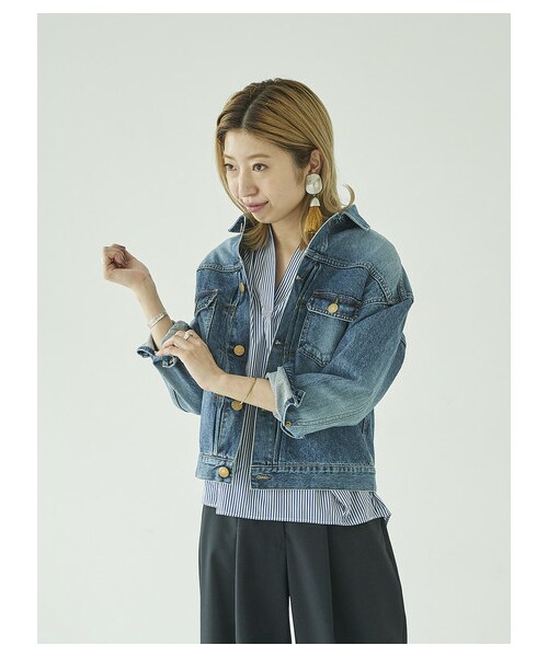 GARAGE OF GOOD CLOTHING(ガレージオブグッドクロージング)の「ERD Gジャン(ジャケット/アウター・ライトインディゴ/ミディアムインディゴ・F)」の3枚目の写真