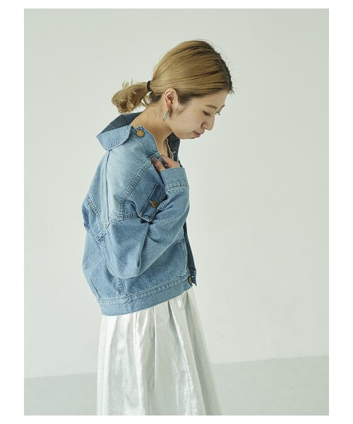 GARAGE OF GOOD CLOTHING(ガレージオブグッドクロージング)の「ERD Gジャン(ジャケット/アウター・ライトインディゴ/ミディアムインディゴ・F)」の1枚目の写真