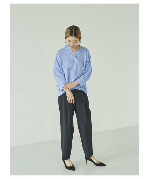 GARAGE OF GOOD CLOTHING（ガレージオブグッドクロージング）の「テーパードパンツ（パンツ・ライトグレー/ミント/ダークネイビー・36/38）」の5枚目の写真