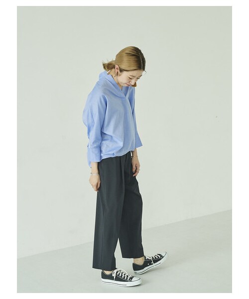 GARAGE OF GOOD CLOTHING（ガレージオブグッドクロージング）の「テーパードパンツ（パンツ・ライトグレー/ミント/ダークネイビー・36/38）」の3枚目の写真