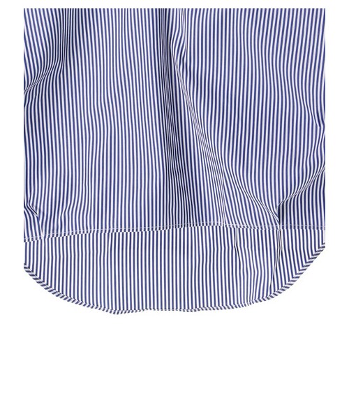 GARAGE OF GOOD CLOTHING（ガレージオブグッドクロージング）の「YHE ストライプスタンドネックスキッパーシャツ（トップス・ブルー・F）」の11枚目の写真