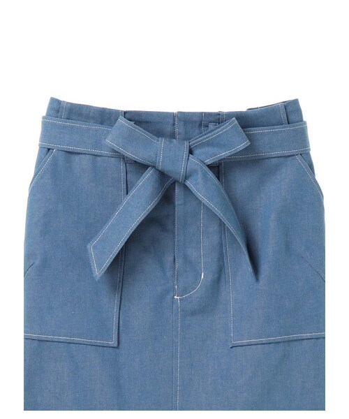 GARAGE OF GOOD CLOTHING(ガレージオブグッドクロージング)の「&L デニムタイトスカート(スカート・ライトブルー/インディゴ・36/38)」の11枚目の写真