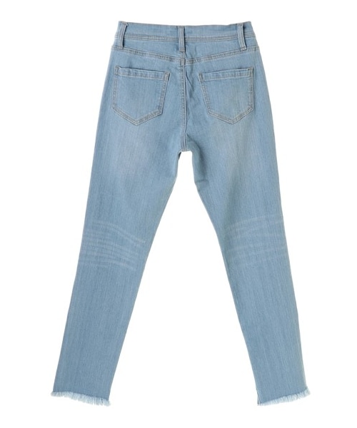 Green　Parks（グリーンパークス）の「・m シガレットデニムパンツ（パンツ・ブラック/ライトブルー・M/L）」の4枚目の写真