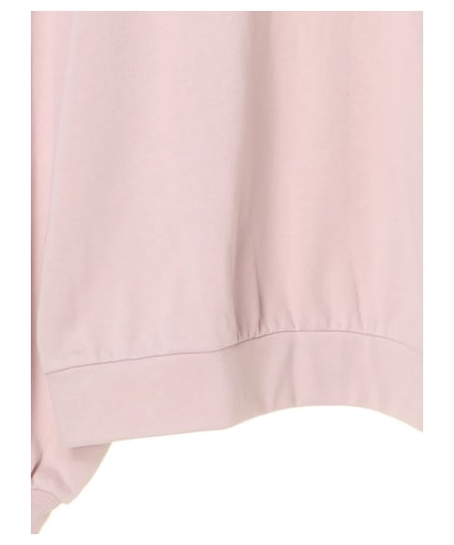 Green　Parks（グリーンパークス）の「・w closet クルーネックワイドプルオーバー（トップス・オフホワイト/杢グレー/ブラック/ピンク・F）」の6枚目の写真