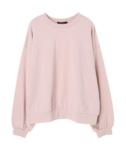 Green　Parks（グリーンパークス）の「・w closet クルーネックワイドプルオーバー（トップス・オフホワイト/杢グレー/ブラック/ピンク・F）」の10枚目の写真