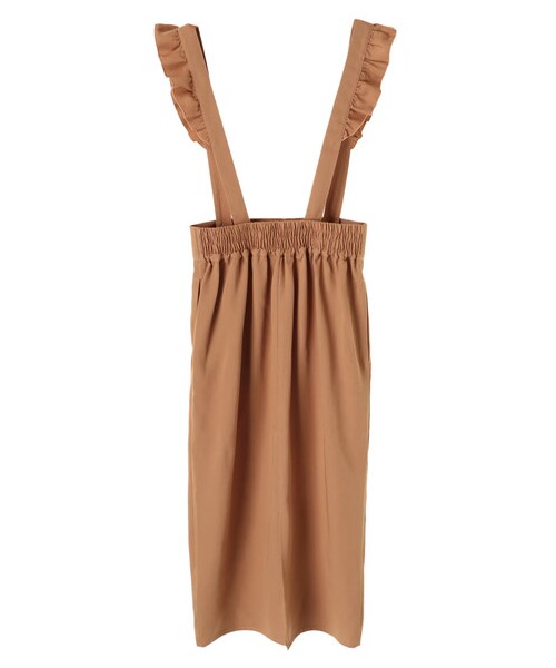 Green Parks(グリーンパークス)の「・w closet 2wayナロースカート(スカート・ブラック/ベージュ/カーキ・F)」の2枚目の写真