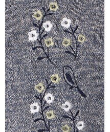 Samansa Mos2（サマンサ モスモス）の「鳥と花刺繍プルオーバー