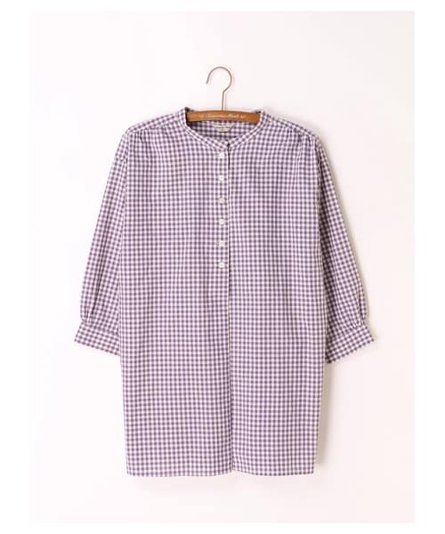 Samansa Mos2（サマンサ モスモス）の「ギンガムチェック七分袖