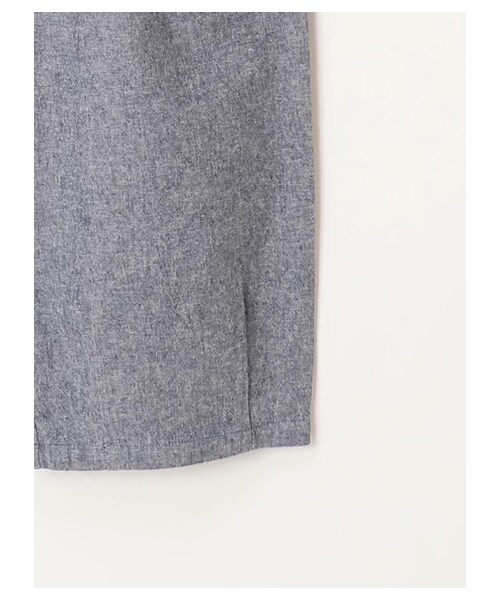 Samansa Mos2（サマンサ モスモス）の「サス付シャンブレーパンツ（パンツ・ブラック/モカ/ブルー・F）」の6枚目の写真