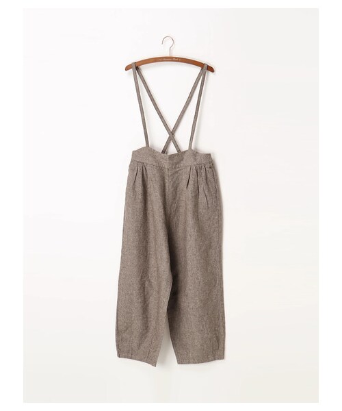 Samansa Mos2（サマンサ モスモス）の「サス付シャンブレーパンツ（パンツ・ブラック/モカ/ブルー・F）」の11枚目の写真