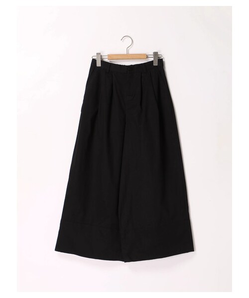 ehka sopo（エヘカソポ）の「裾切り替えパンツ（パンツ・ブラック/ベージュ/カーキ・M）」の8枚目の写真