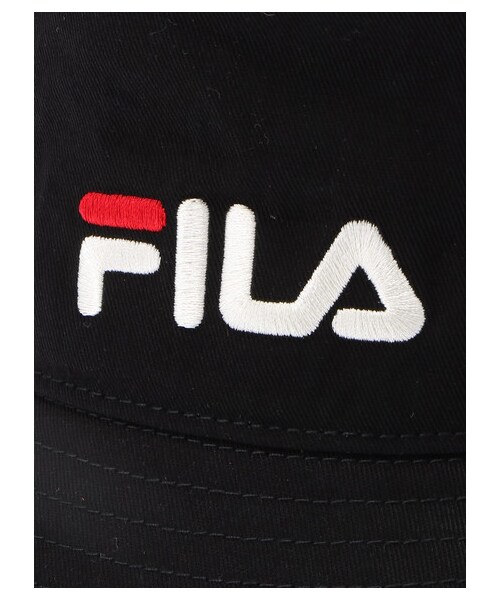 E hyphen world gallery（イーハイフンワールドギャラリー）の「FILA ハット（帽子・ホワイト/ブラック・F）」の4枚目の写真