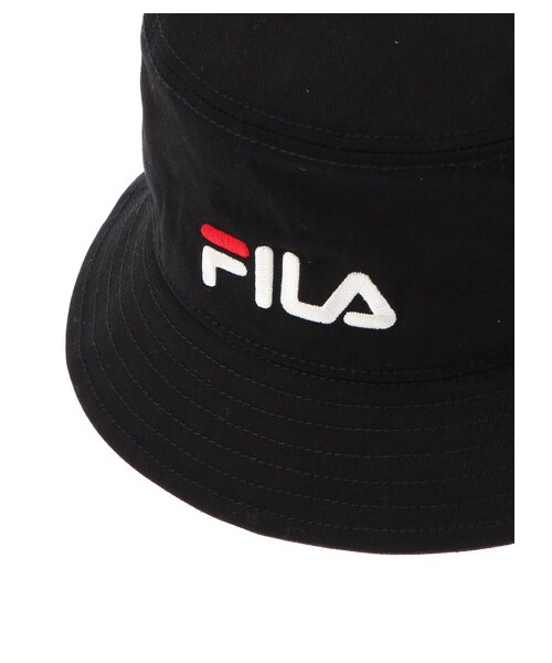 E hyphen world gallery（イーハイフンワールドギャラリー）の「FILA ハット（帽子・ホワイト/ブラック・F）」の5枚目の写真