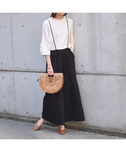 no brand(ノーブランド)の「【 再々入荷 】ソフトツイルキャミサロペット(ワンピース・レディース・その他)」の1枚目の写真