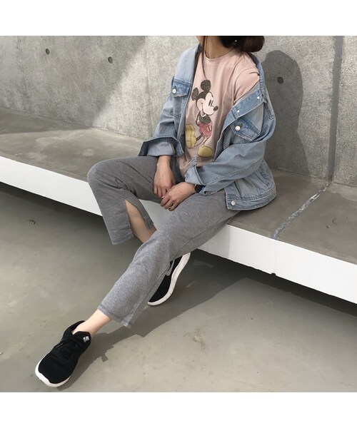 copine（コピン）の「再入荷！大人可愛いミッキーTシャツ(2color)【クリックポスト対象商品】（Tシャツ/カットソー・レディース・その他）」の11枚目の写真