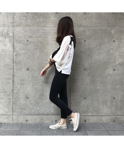 copine（コピン）の「大好評再入荷！チュールバルーンスリーブカットソー(3color)【クリックポスト対象商品】（Tシャツ/カットソー・レディース・その他）」の14枚目の写真