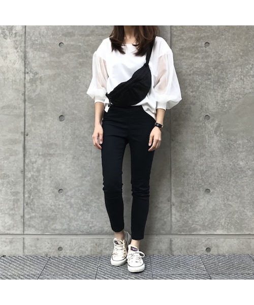 copine（コピン）の「大好評再入荷！チュールバルーンスリーブカットソー(3color)【クリックポスト対象商品】（Tシャツ/カットソー・レディース・その他）」の13枚目の写真