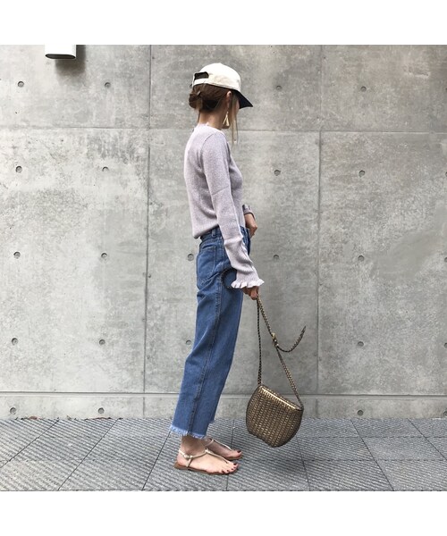 copine(コピン)の「フリルネック・フリルスリーブラメプルオーバー(4color)【クリックポスト対象商品】(ニット/セーター・レディース・その他)」の13枚目の写真