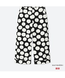 UNIQLO | Marimekkoワイドクロップドパンツ（プリント）＋E(その他パンツ)
