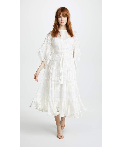 ZIMMERMANN（ジマーマン）の「Zimmermann White Wave Veil Dress