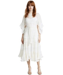 ワンピース ZIMMERMANN DRESS ZIMMERMANN（ジマーマン）の「Zimmermann White Wave Veil Dress