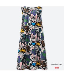 grand midi マリメッコ コットン ノースリーブワンピース　36 新品 Marimekko マリメッコ UNIQLO ユニクロ ワンピース