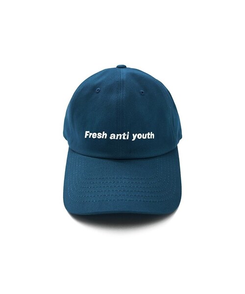 Fresh Anti Youth（フレッシュアンチユース）の「Fray logo ball cap