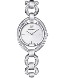 SWAROVSKI | Swarovski Women's Swiss Stella Stainless Steel Link Bracelet Watch 29x35mm(アナログ腕時計)