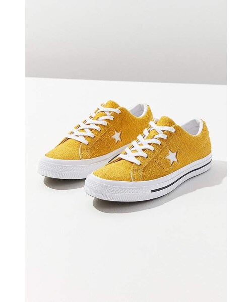 CONVERSE(コンバース)の「Converse One Star Suede Sneaker(スニーカー・レディース・Black/Green/Purple/Yellow・W 10.5/m 8.5/W 10/m 8/W 6.5/m 4.5/W 6/m 4/W 7.5/m 5.5/W 7/m 5/W 8.5/m 6.5/W 8/m 6/W 9.5/m 7.5/W 9/m 7)」の6枚目の写真