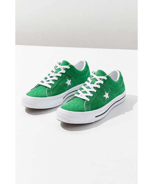 CONVERSE(コンバース)の「Converse One Star Suede Sneaker(スニーカー・レディース・Black/Green/Purple/Yellow・W 10.5/m 8.5/W 10/m 8/W 6.5/m 4.5/W 6/m 4/W 7.5/m 5.5/W 7/m 5/W 8.5/m 6.5/W 8/m 6/W 9.5/m 7.5/W 9/m 7)」の11枚目の写真