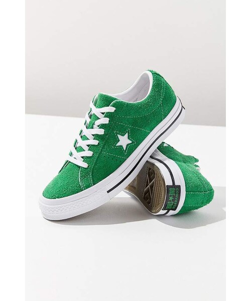 CONVERSE(コンバース)の「Converse One Star Suede Sneaker(スニーカー・レディース・Black/Green/Purple/Yellow・W 10.5/m 8.5/W 10/m 8/W 6.5/m 4.5/W 6/m 4/W 7.5/m 5.5/W 7/m 5/W 8.5/m 6.5/W 8/m 6/W 9.5/m 7.5/W 9/m 7)」の9枚目の写真