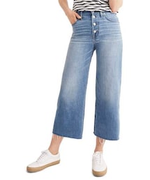 madewell | Madewell Button Front Wide Leg Crop Jeans(デニムパンツ)