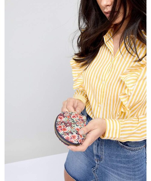 Jack Willsの「Jack Wills Coin Purse in Leather Look Floral Print（財布）」 WEAR