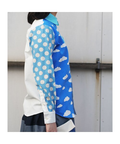 NIRAME.CO（ニラメッコ）の「雲つみきシャツ（シャツ/ブラウス・レディース・その他）」の5枚目の写真