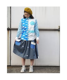 NIRAME.CO | 雲つみきシャツ(シャツ/ブラウス)