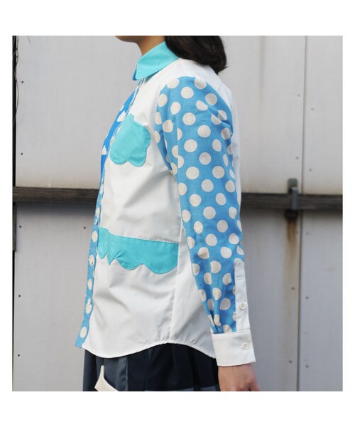 NIRAME.CO（ニラメッコ）の「雲つみきシャツ（シャツ/ブラウス・レディース・その他）」の4枚目の写真