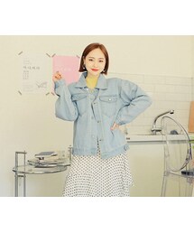 HOTPING | イエローステッチデニムジャケット(デニムジャケット)