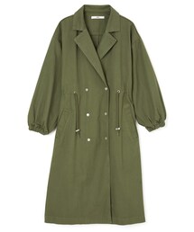 GRL | ボリュームスリーブダブルテーラードミリタリーコート(ミリタリージャケット)