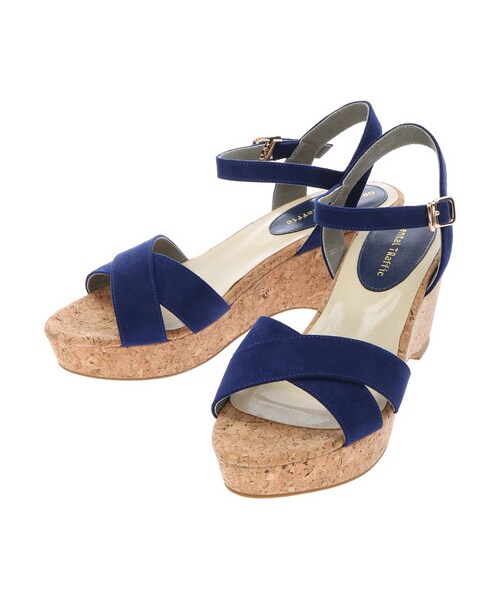 earth music&ecology（アースミュージックアンドエコロジー）の「・ORiental TRaffic ウェッジサンダル（シューズ・ブラック/レッド/イエロー/ネイビー・S/M/L/LL）」の10枚目の写真