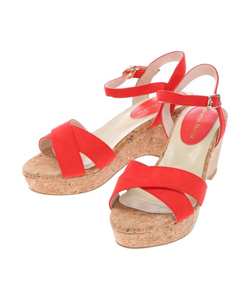 earth music&ecology（アースミュージックアンドエコロジー）の「・ORiental TRaffic ウェッジサンダル（シューズ・ブラック/レッド/イエロー/ネイビー・S/M/L/LL）」の8枚目の写真