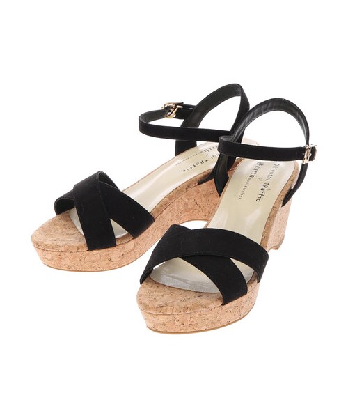 earth music&ecology（アースミュージックアンドエコロジー）の「・ORiental TRaffic ウェッジサンダル（シューズ・ブラック/レッド/イエロー/ネイビー・S/M/L/LL）」の7枚目の写真