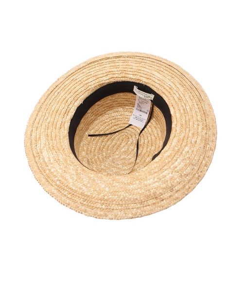 earth music&ecology（アースミュージックアンドエコロジー）の「麦カンカン帽（帽子・ブラック/ナチュラル・F）」の6枚目の写真