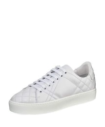 BURBERRY | Burberry Questford Low-Top Quilted Leather Low-Top Sneaker(スニーカー)