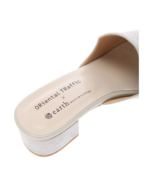 earth music&ecology（アースミュージックアンドエコロジー）の「《予約》ORiental TRaffic ミュールサンダル（シューズ・グレー/ブラック/レッド/イエロー・S/M/L/LL）」の5枚目の写真